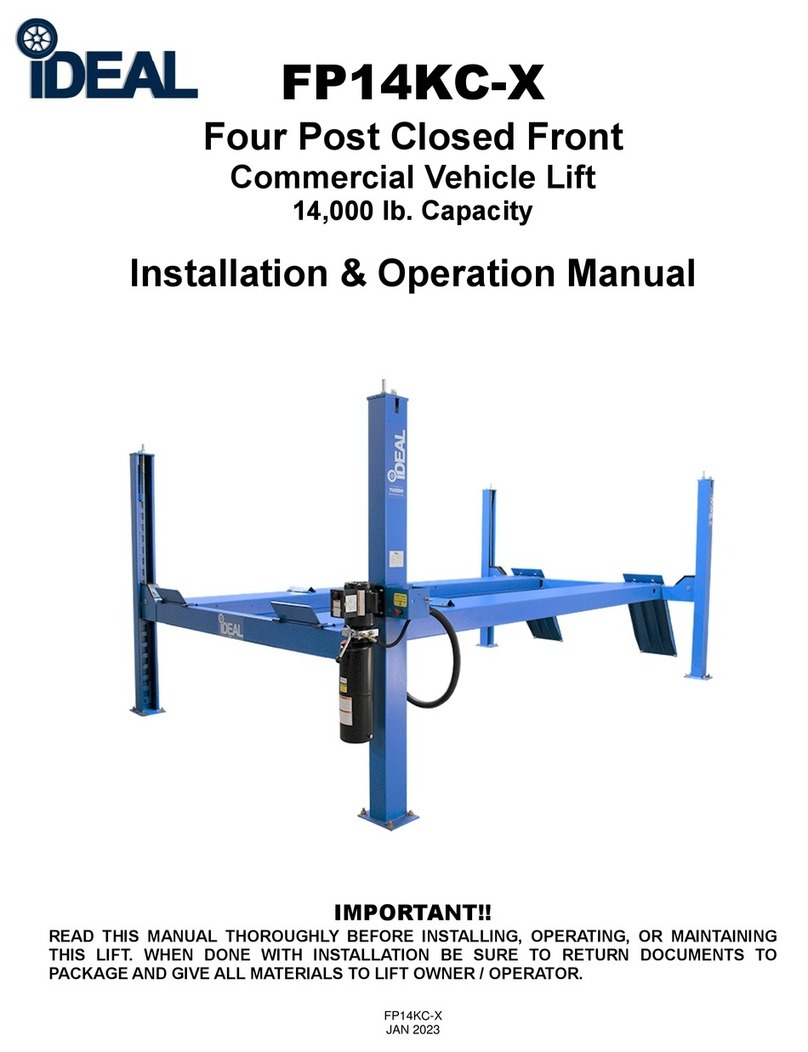 IDEAL FP14KC-X Installation & operation manual