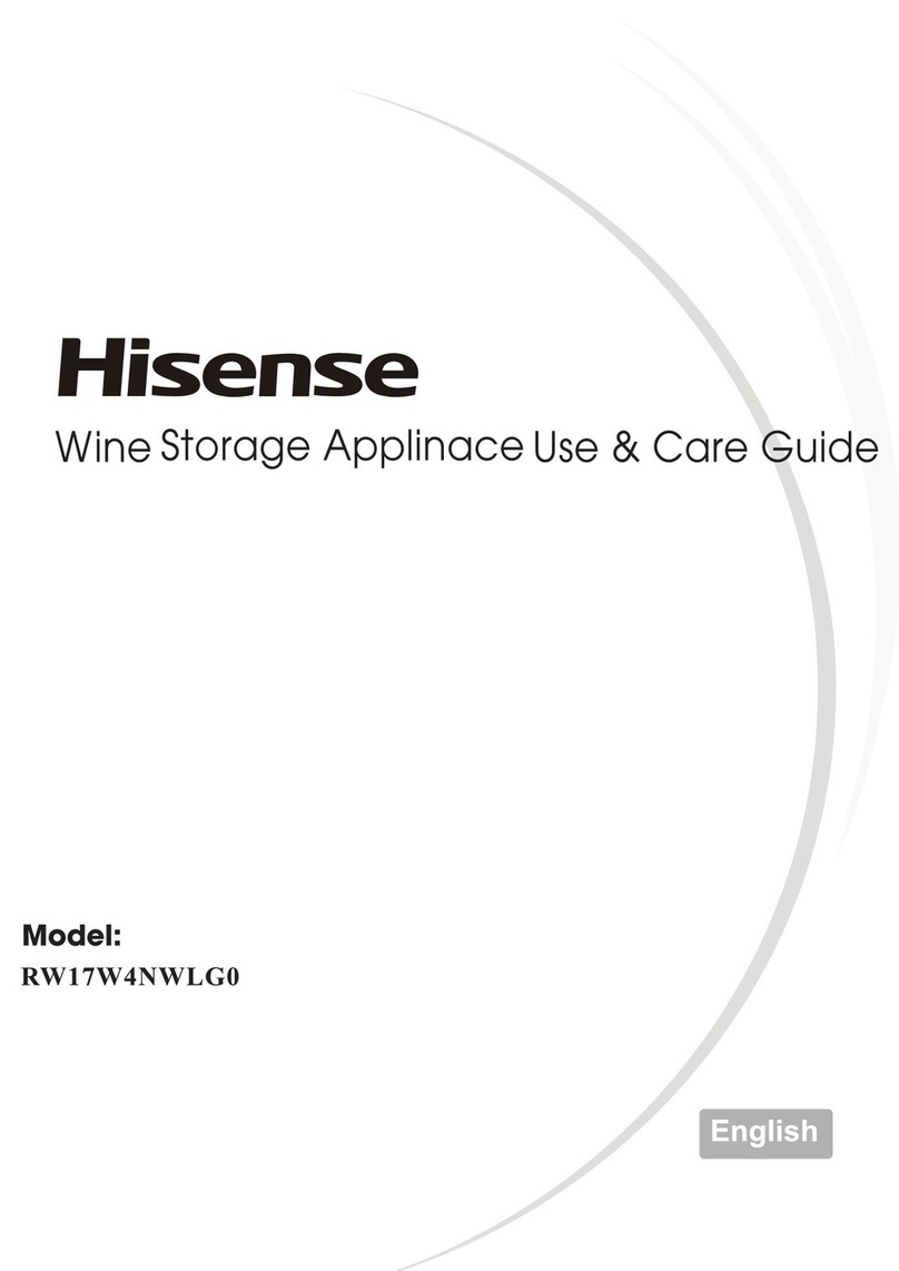 Hisense RW17W4NWLG0 Use & care guide