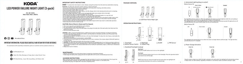 KODA LM030164 quick start guide