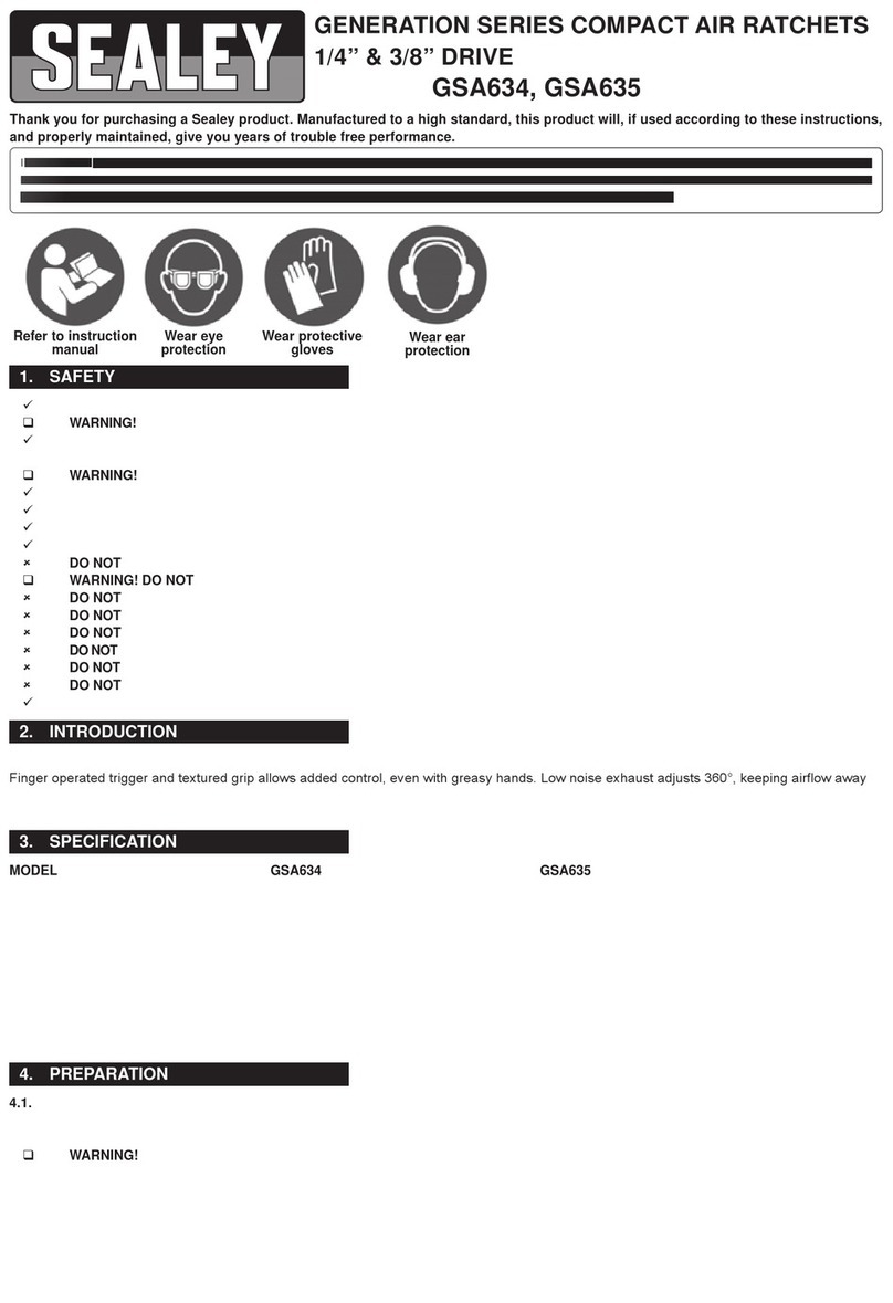 Sealey GENERATION Series User manual