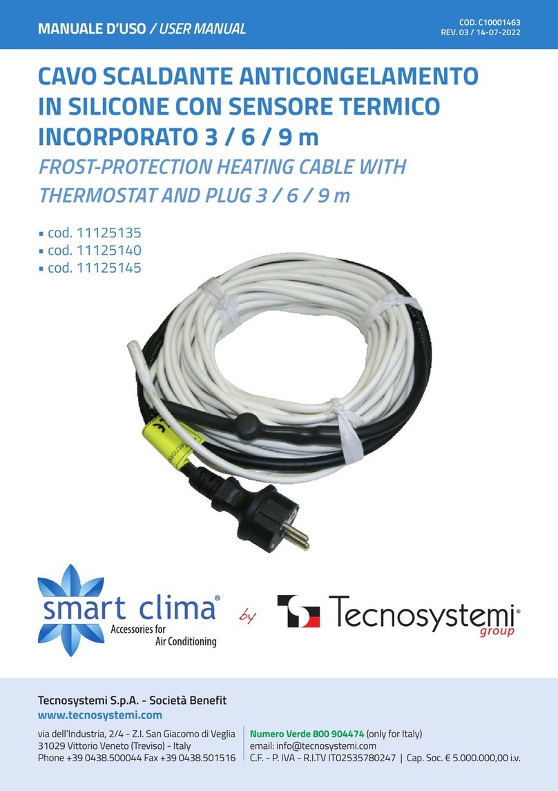 Tecnosystemi Smart Clima 11125135 User manual