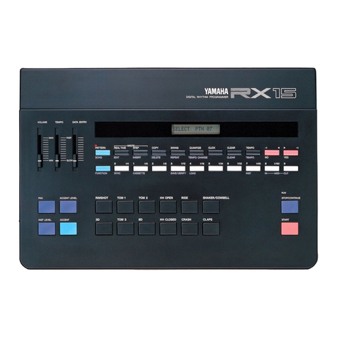 Yamaha RX-15 Authorized product manual