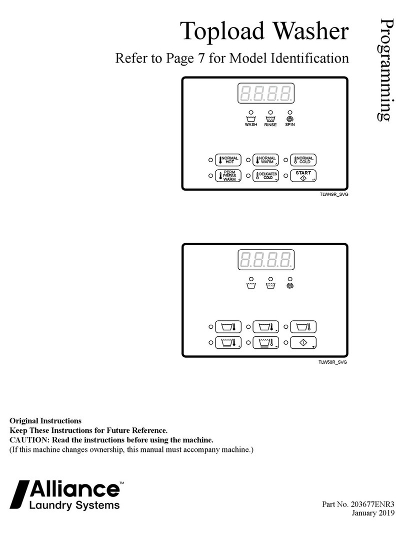 Alliance Laundry Systems BWNBC2PP113TW01 Installation manual