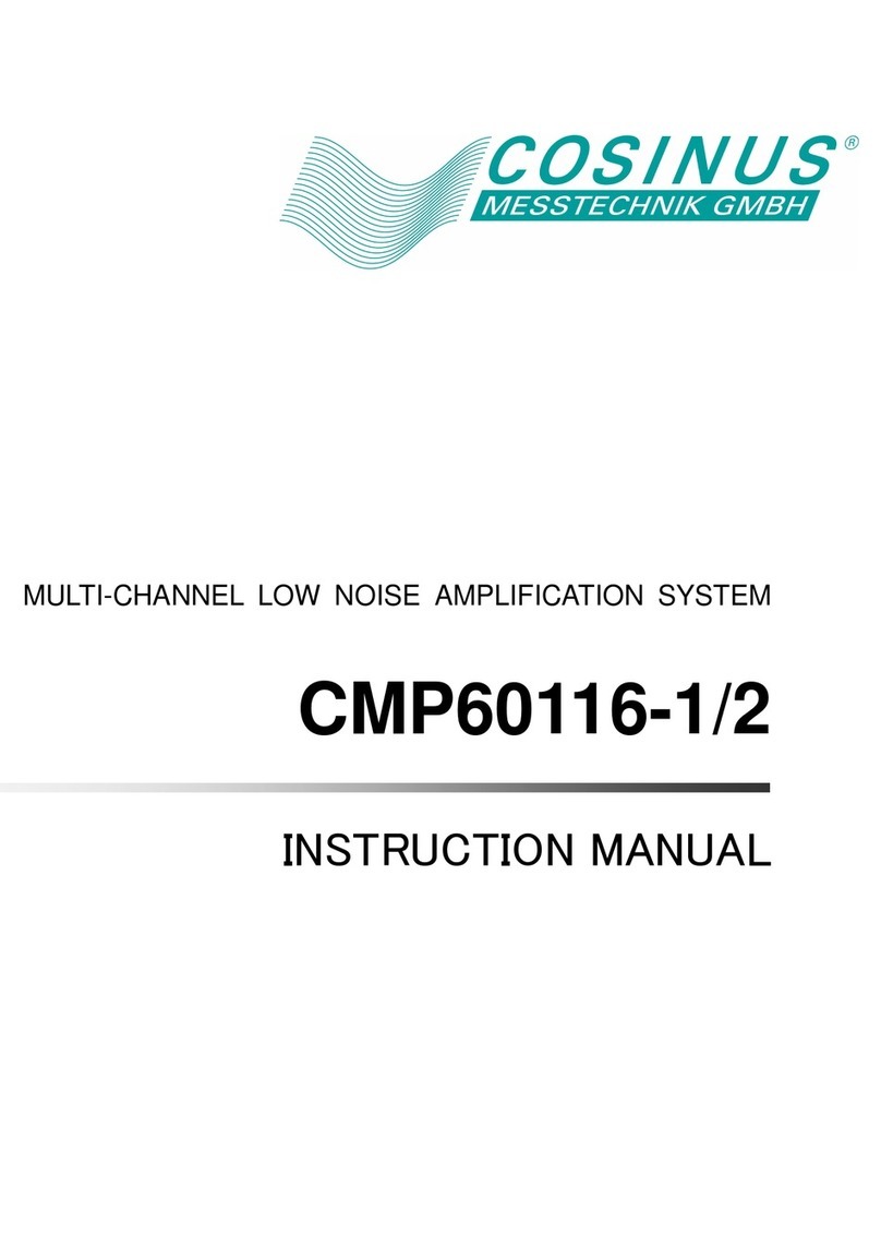 Cosinus CMP60116-1/2 instruction manual Cosinus CMP60116-1/2 instruction manual