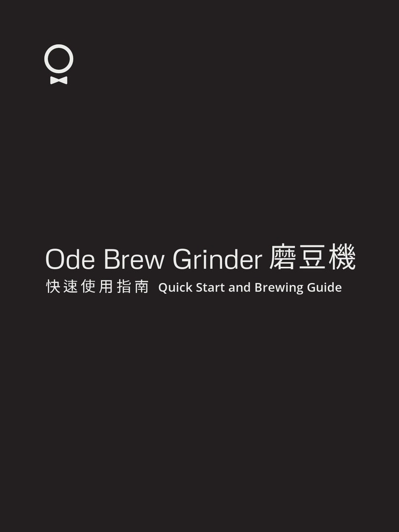 ODE Brew Grinder quick start guide