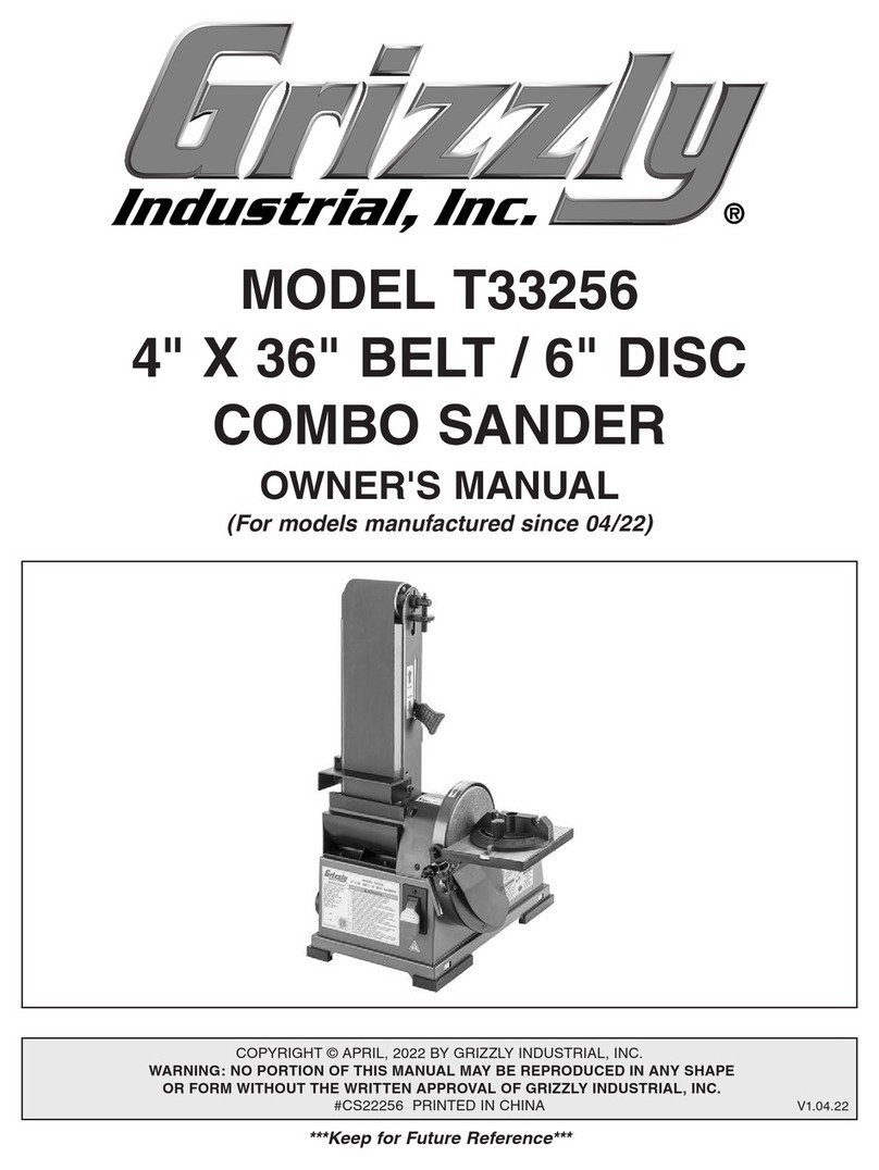 Grizzly T33256 User manual