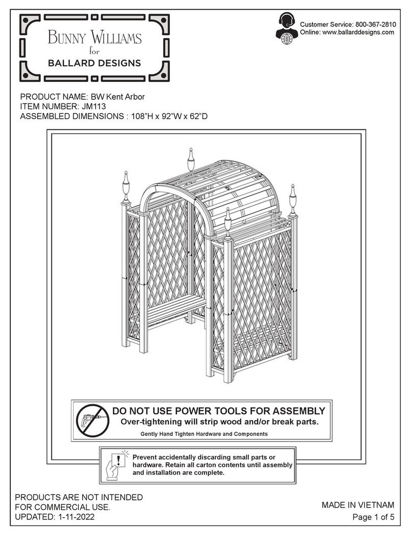 Ballard Designs BUNNY WILLIAMS JM113 quick start guide Ballard Designs BUNNY WILLIAMS JM113 quick start guide