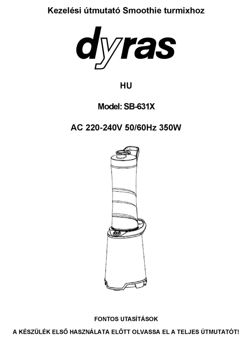 dyras SB-631X instruction manual