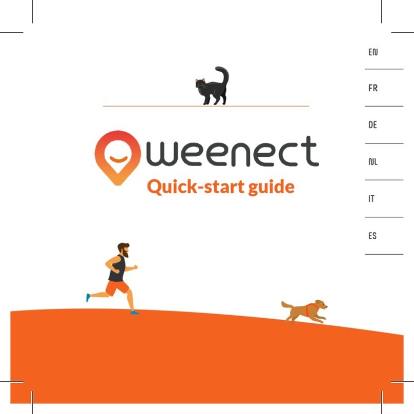 Weenect GPS tracker for Dogs and Cats User manual