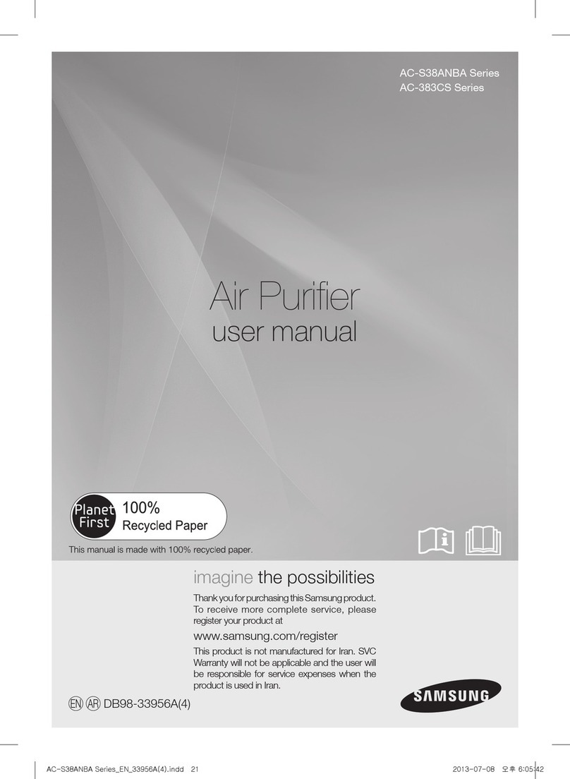 Samsung AC-S38ANBA Series User manual