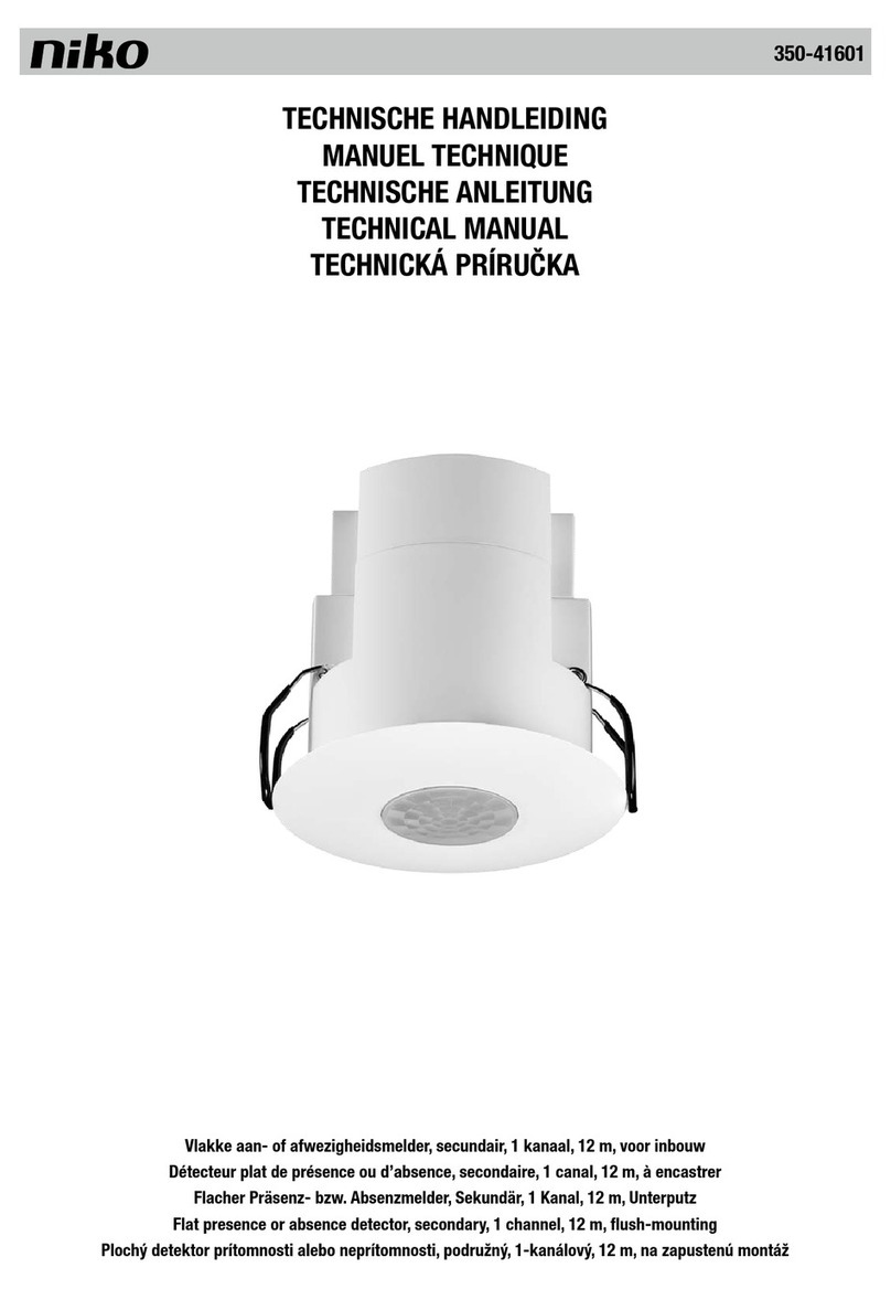 Niko 350-41601 User manual