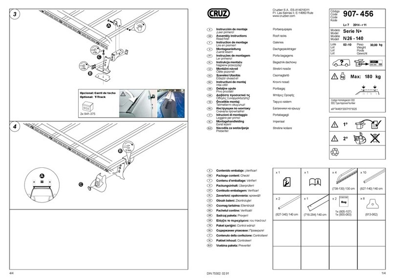 Cruz N+ Series Assembly instructions