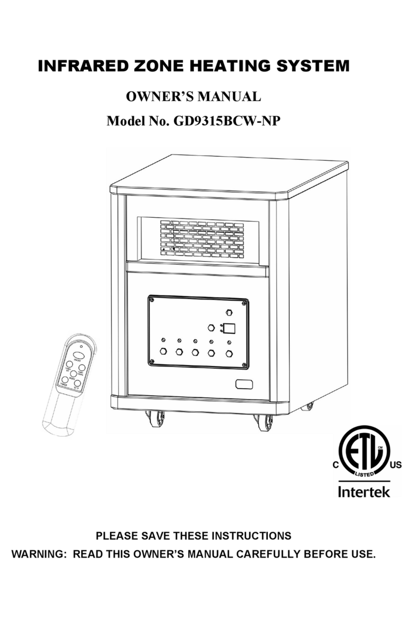 RD WORKS GD9315BCW-NP owner's manual