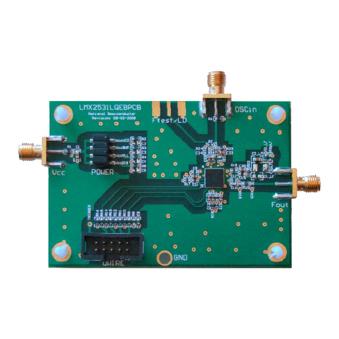 National Semiconductor LMX2531LQ2820E operating instructions