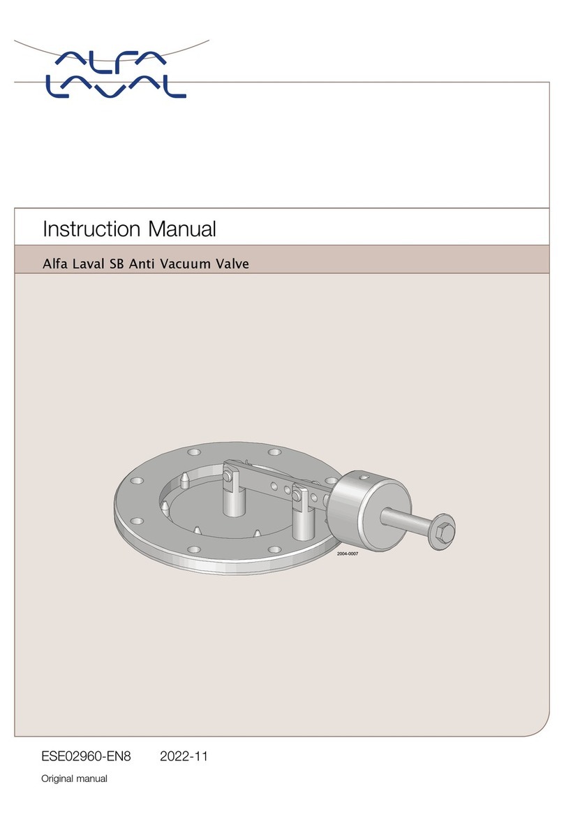 Alfalaval SB User manual