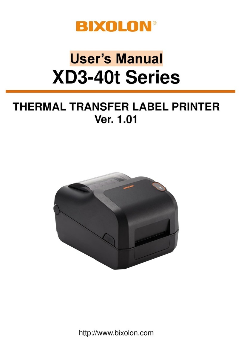BIXOLON XD3-40t User manual