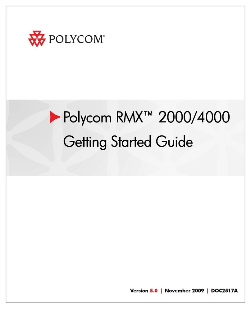 Polycom Real-Time Media Conferencing Platform RMX... Getting started guide