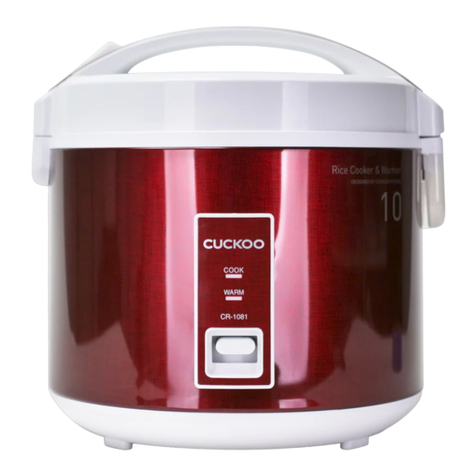 Cuckoo CR-1081 Series User manual