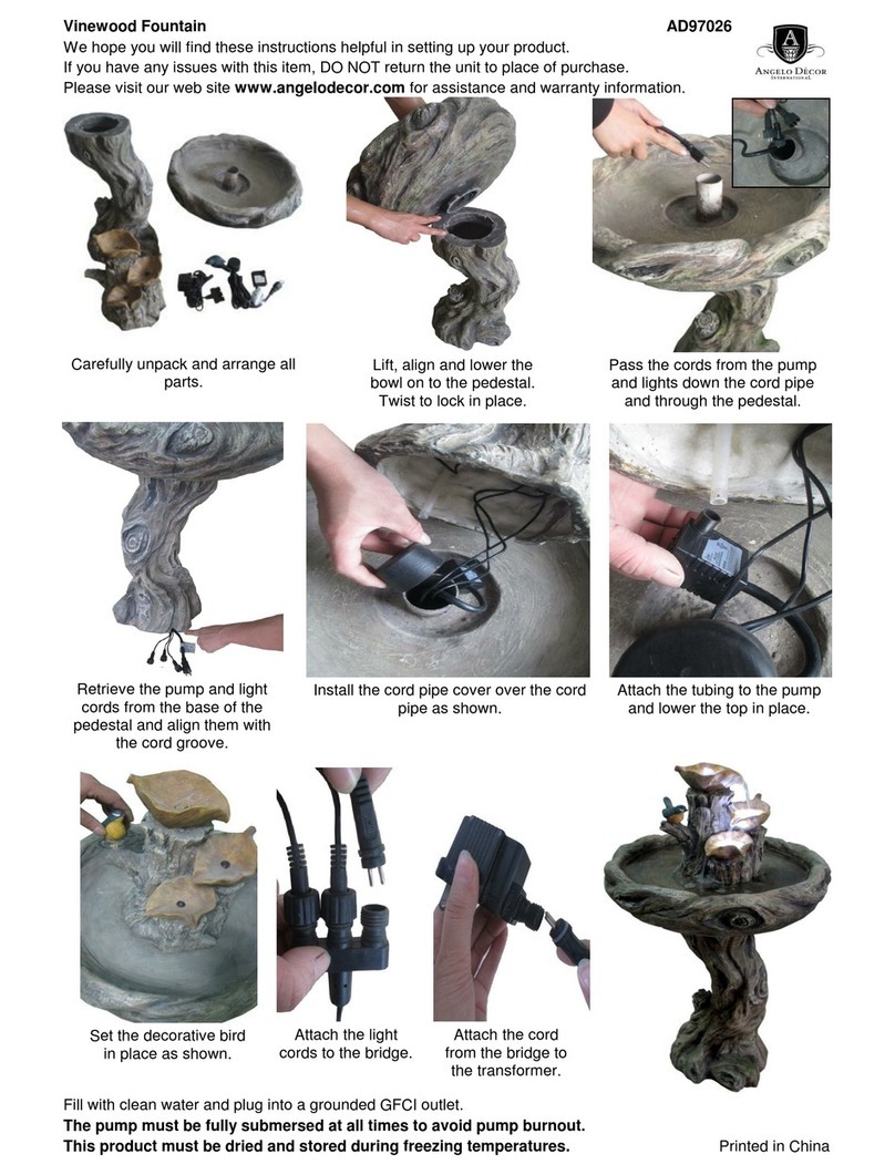 Angelo Decor AD97026 quick start guide Angelo Decor AD97026 quick start guide