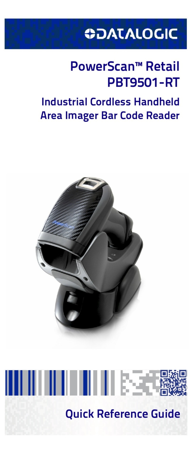 Datalogic PowerScan Retail PBT9501-RT Quick reference guide