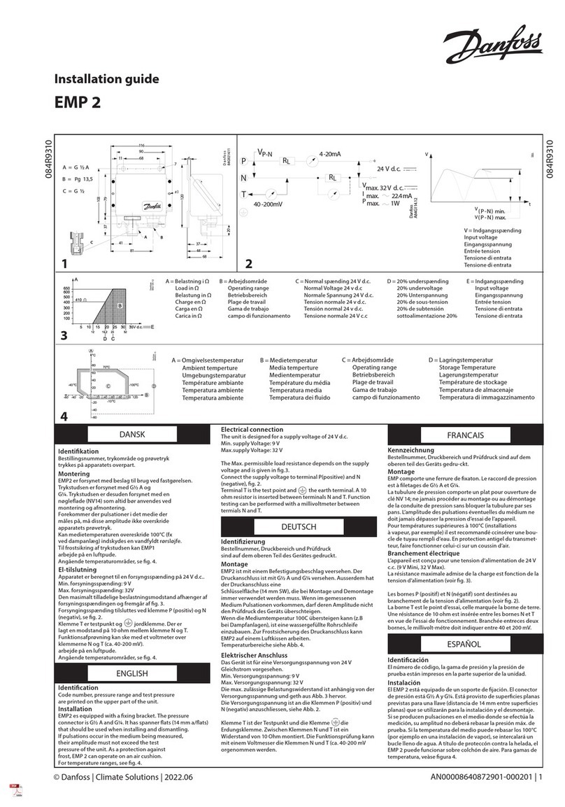 Danfoss EMP 2 User manual