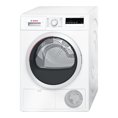 Bosch WTN852C7SN User manual
