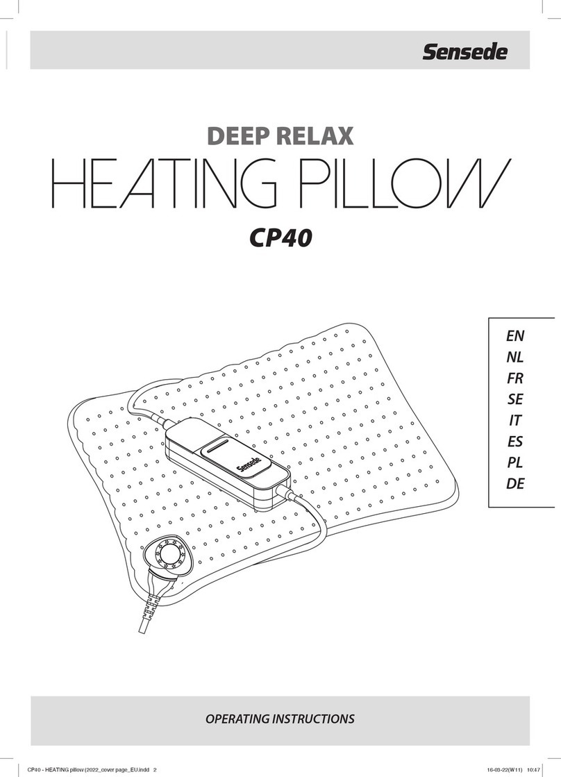 Sensede CP40 operating instructions