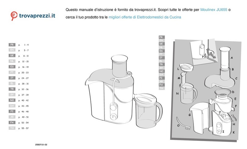 Moulinex JU655 User manual