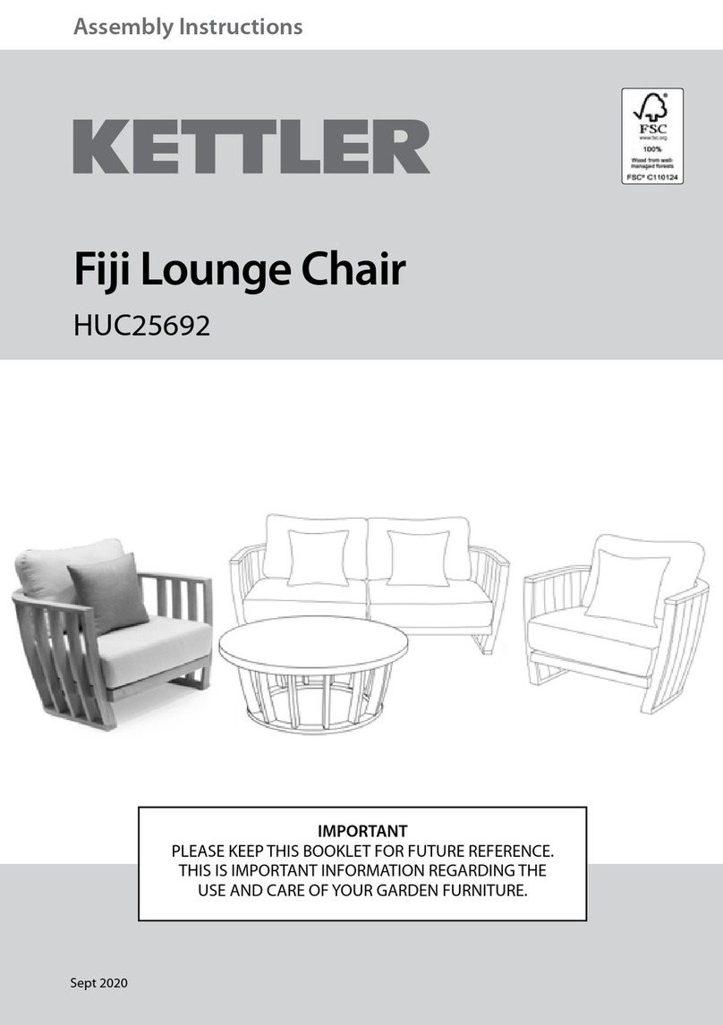Kettler Fiji HUC25692 User manual Kettler Fiji HUC25692 User manual