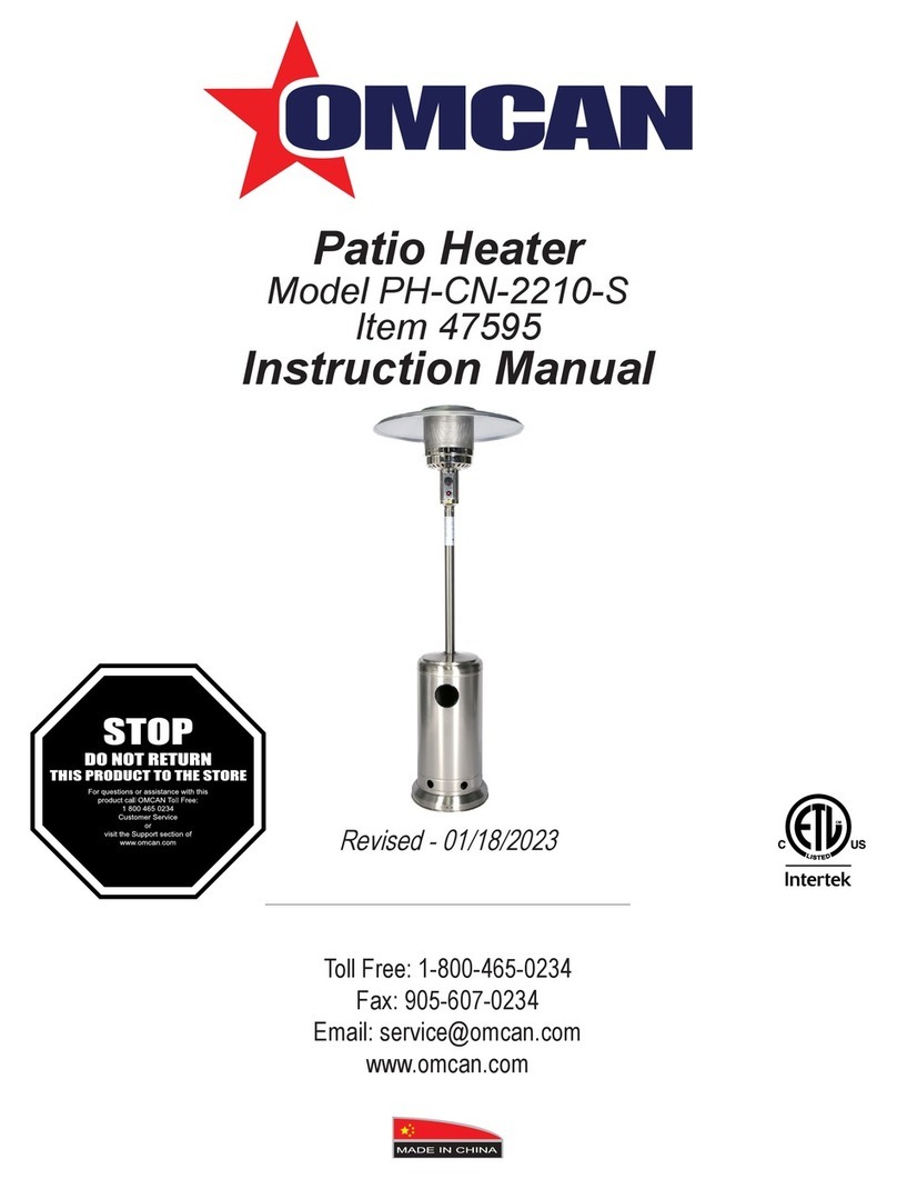 Omcan PH-CN-2210-S instruction manual