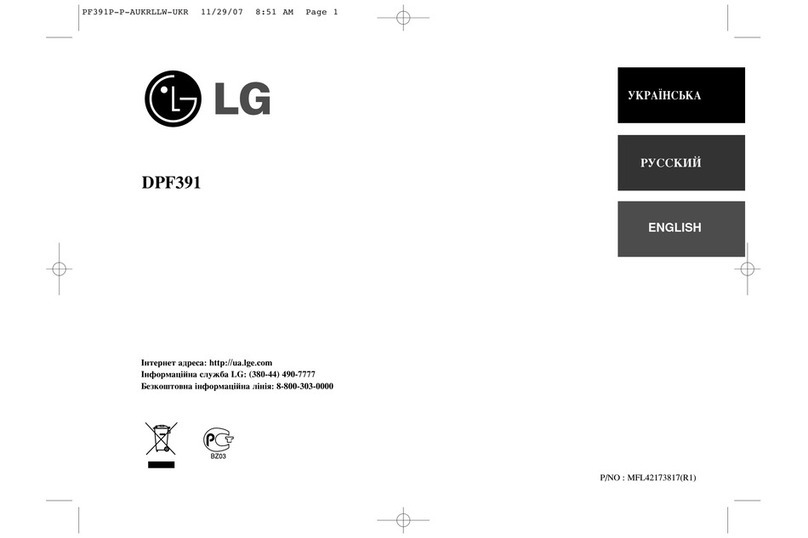 LG DPF391 User manual