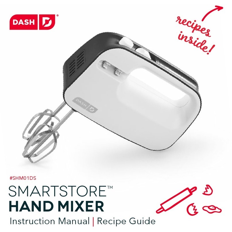 Dash SHM01DS Instruction manual & recipe guide Dash SHM01DS Instruction manual & recipe guide