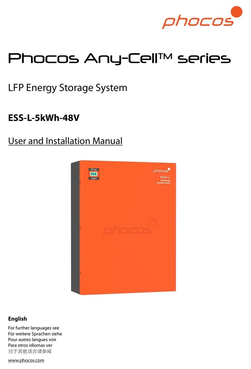 Phocos Any-Cell Series User and installation manual