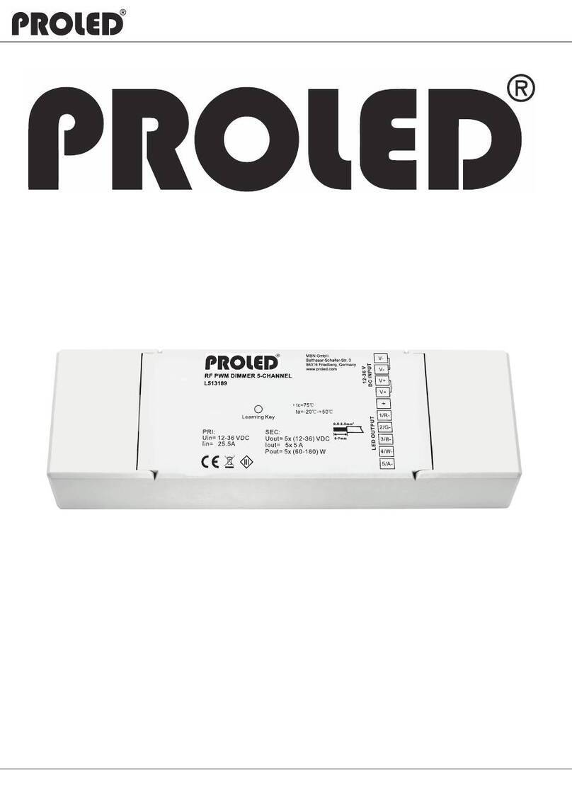 PROLED L513189 User manual