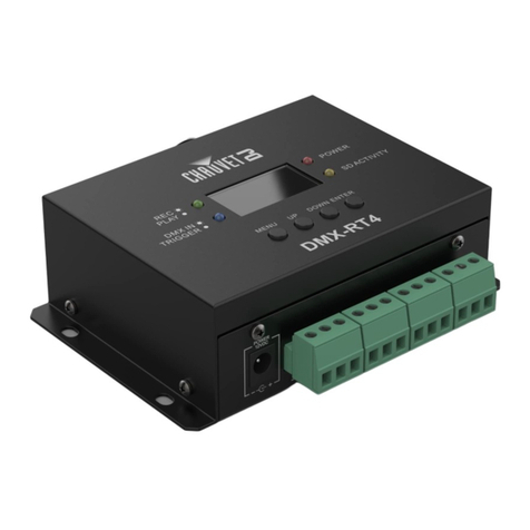 Chauvet DJ DMX-RT4 Quick reference guide