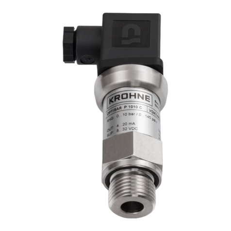 KROHNE OPTIBAR P 1010 Supplementary instructions KROHNE OPTIBAR P 1010 Supplementary instructions