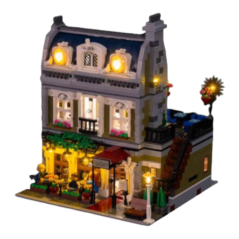 Lightmybricks LEGO PARISIAN RESTAURANT 10243 LIGHT KIT User manual