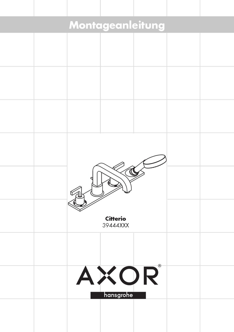 Hans Grohe Axor Citterio 39444 Series manual Hans Grohe Axor Citterio 39444 Series manual