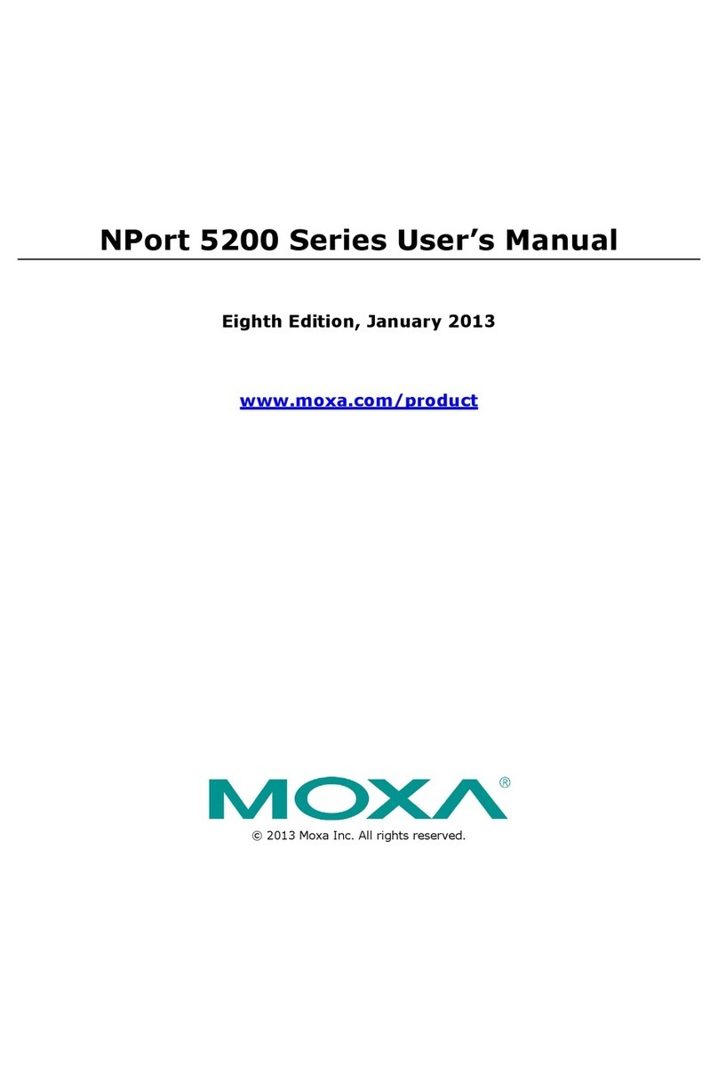 Moxa Technologies NPort 5200 Series User manual