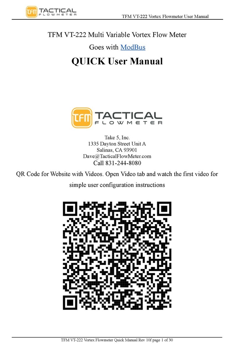 Tactical TFM VT-222 user manual