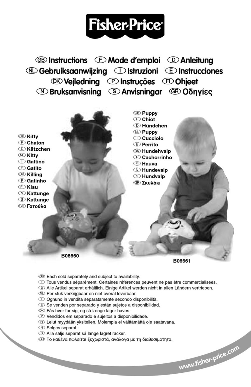 Fisher-Price B06660 instruction sheet