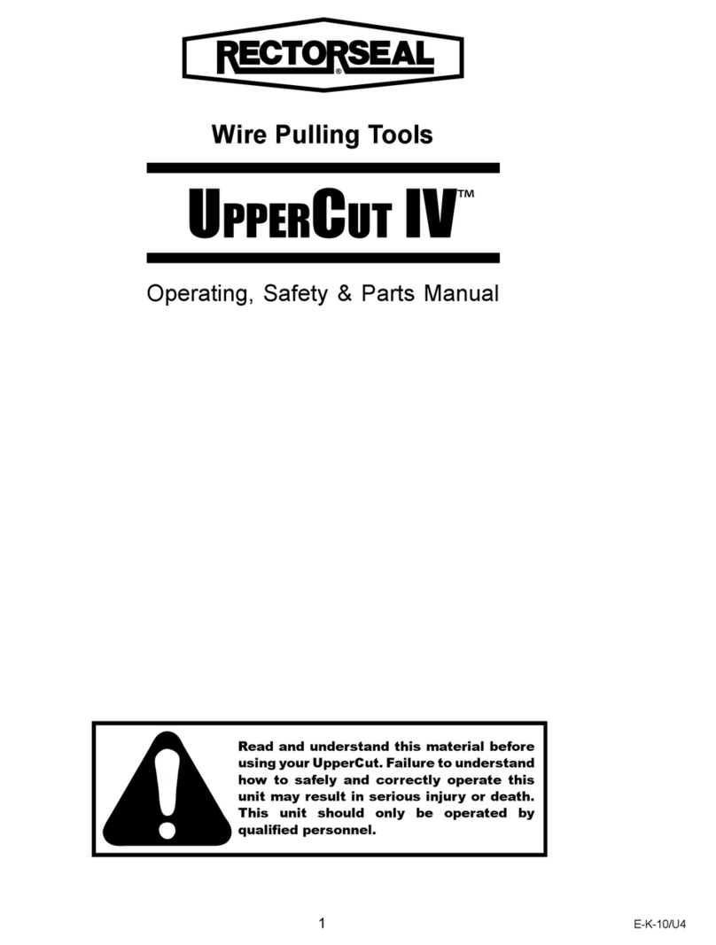RectorSeal UpperCut IV Operating, Safety and Parts Manual