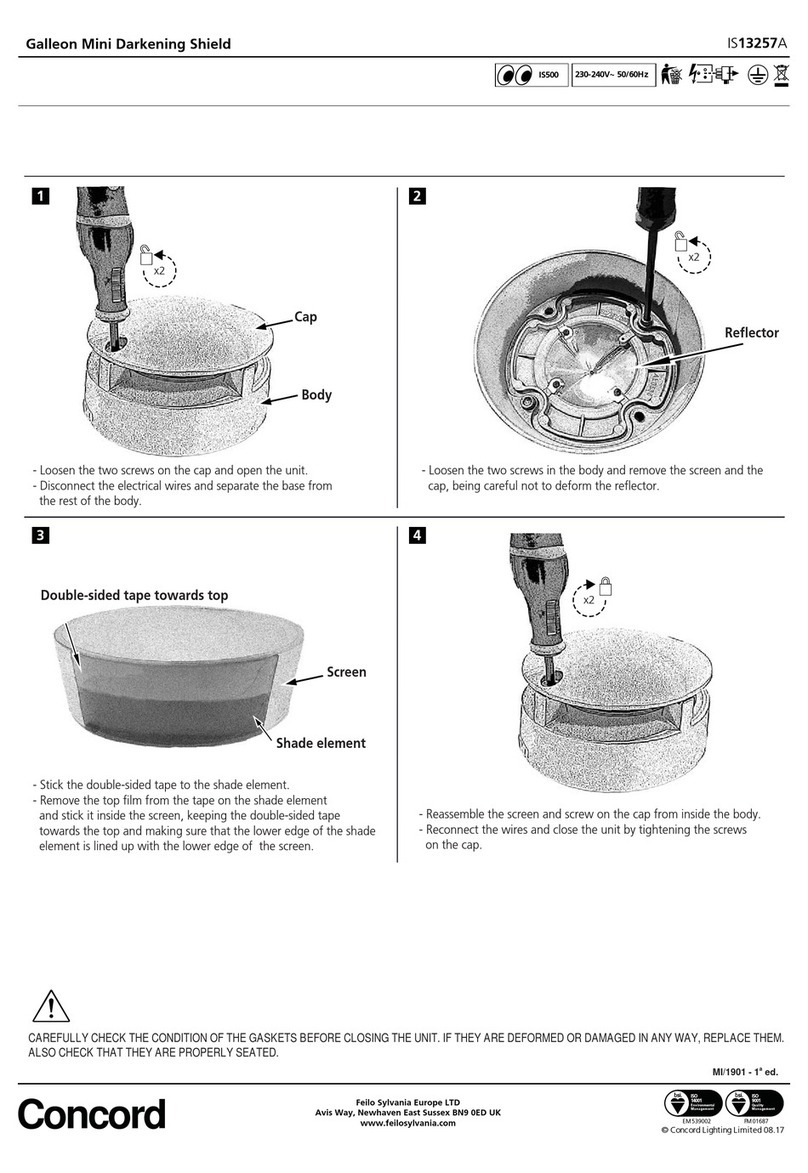 Sylvania Galleon Mini Darkening Shield quick start guide