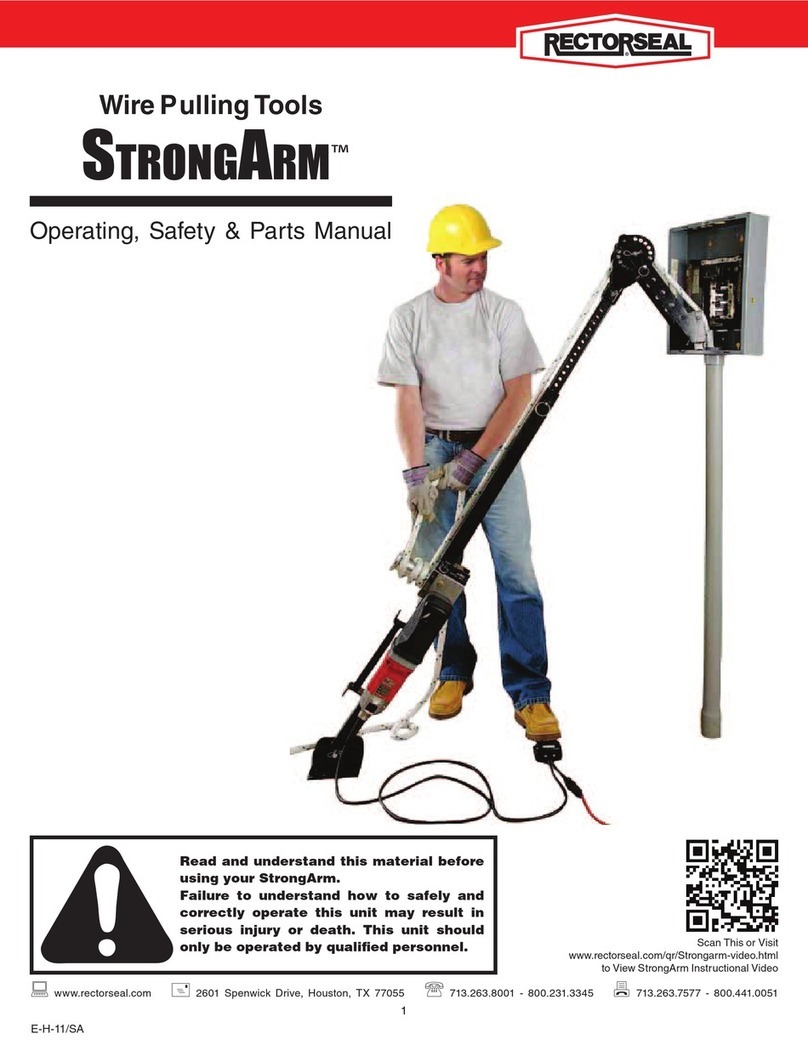 RectorSeal StrongArm Operating, Safety and Parts Manual
