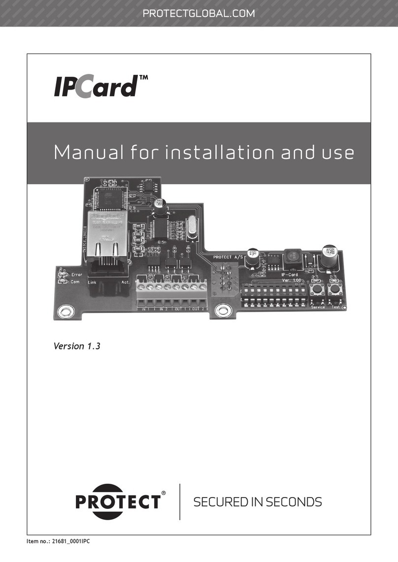 Protect IPCard Manual for installation and use