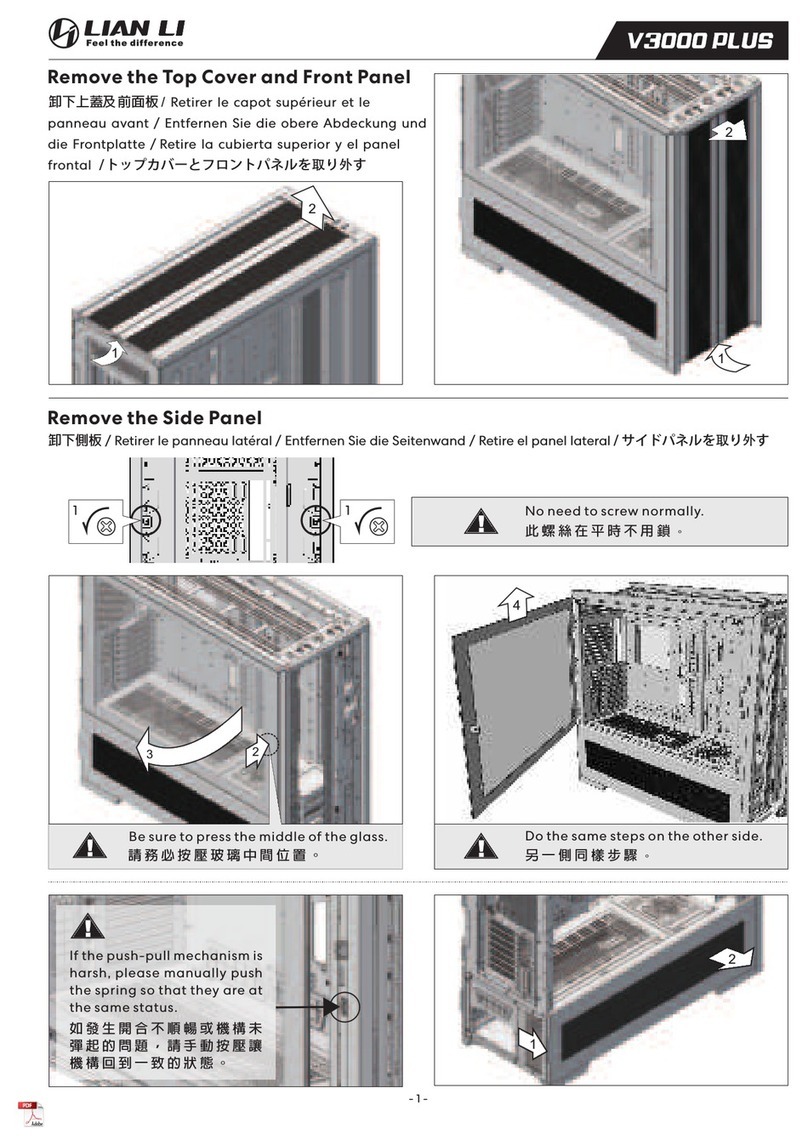 Lian-Li V3000 PLUS User manual
