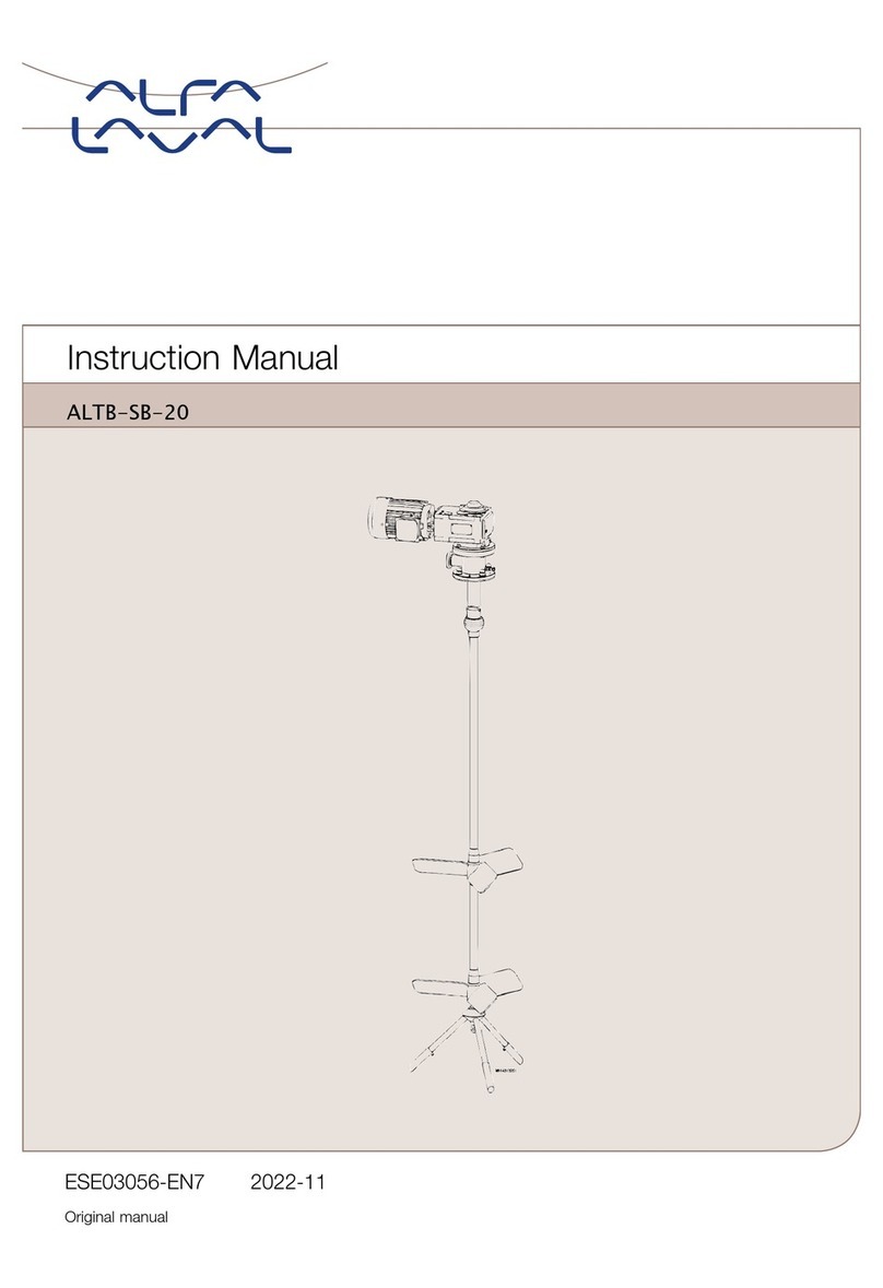 Alfalaval ALTB-SB-20 User manual Alfalaval ALTB-SB-20 User manual