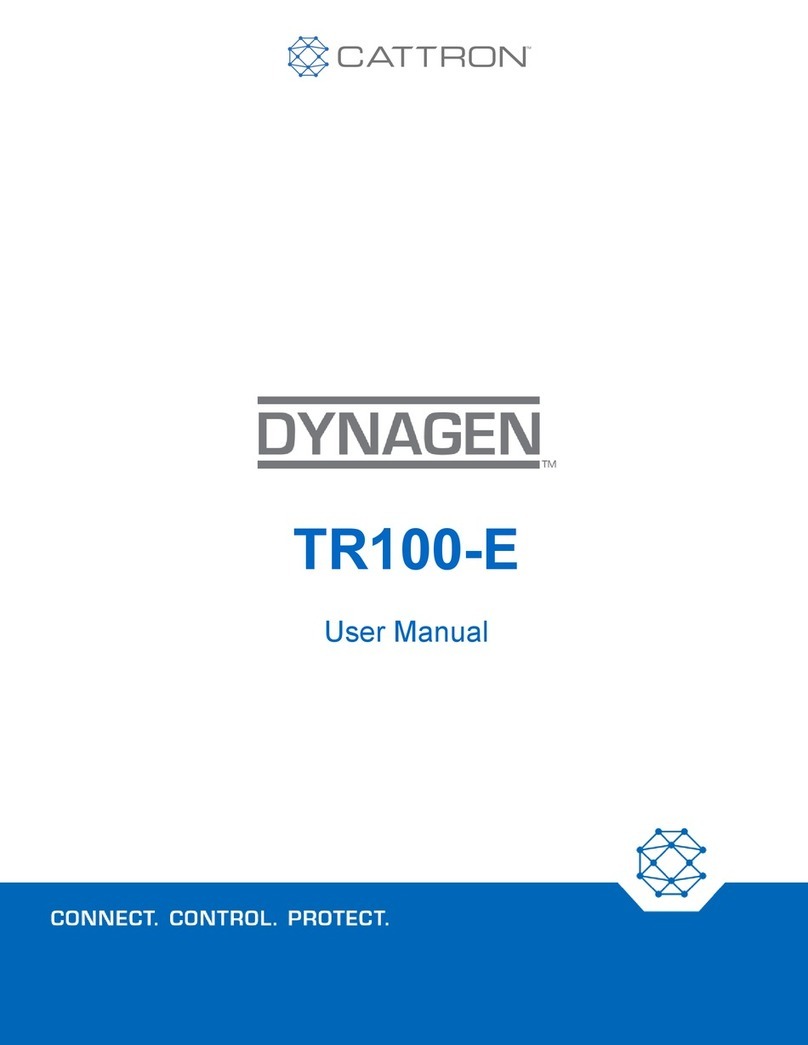 Cattron DYNAGEN TR100-E User manual
