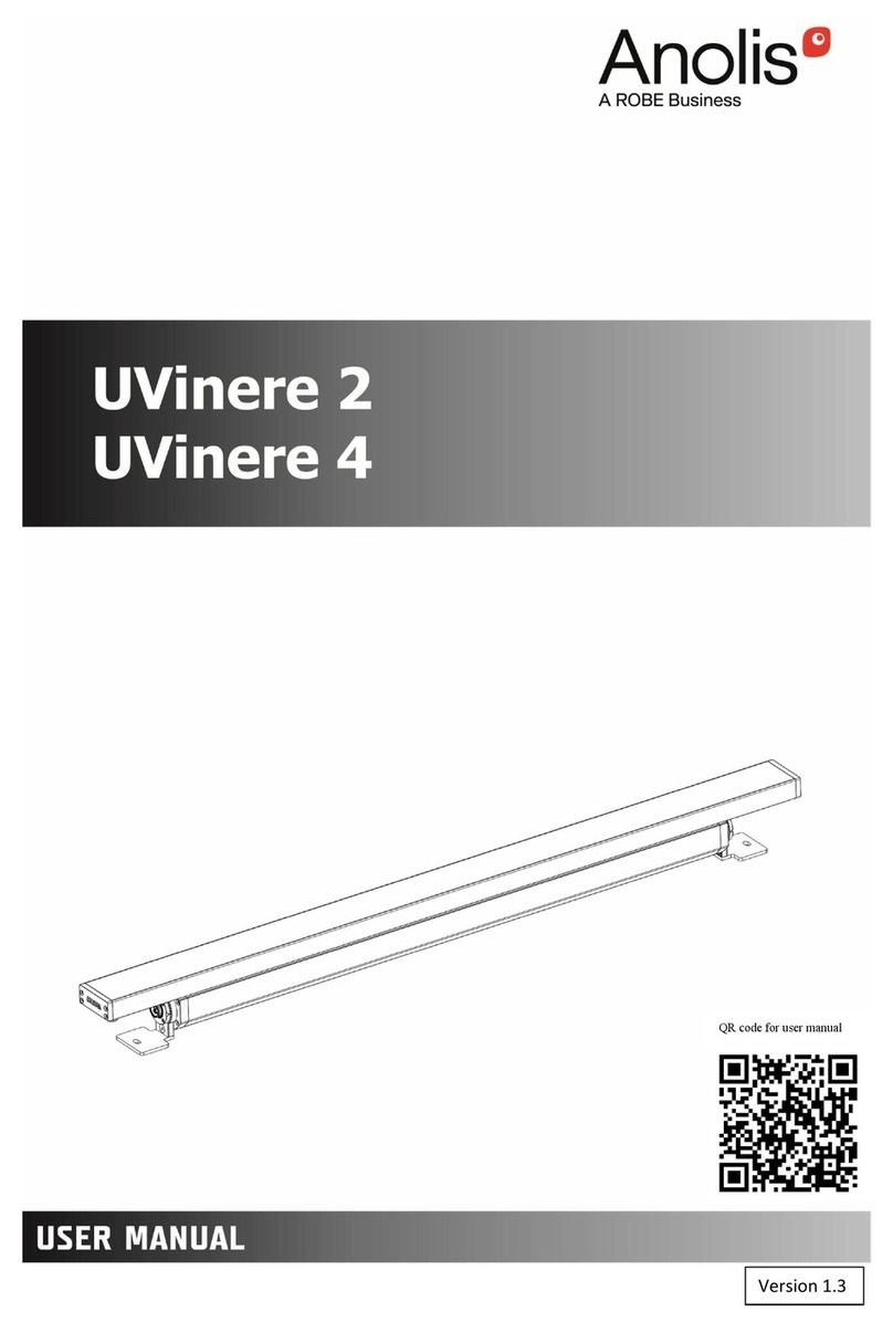 Robe Anolis UVinere 2 user manual