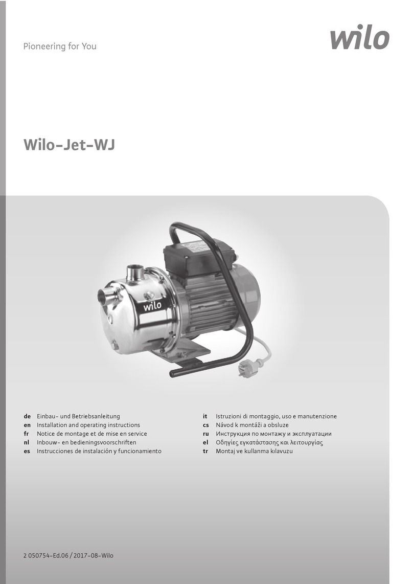 Wilo WJ Series User manual